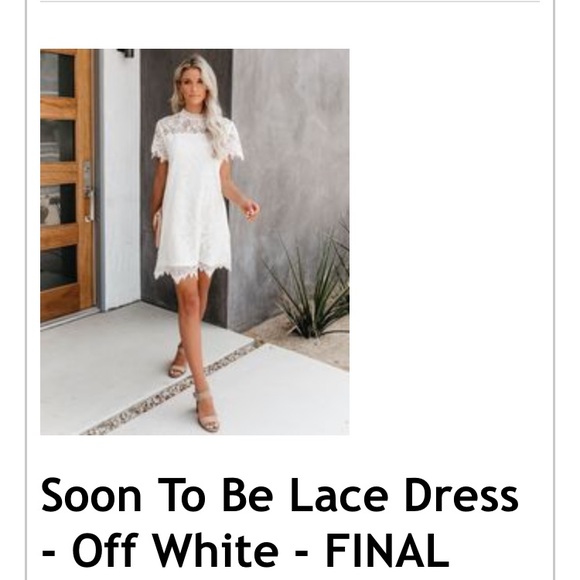 White Lace Dress (VICI) - Picture 2 of 2